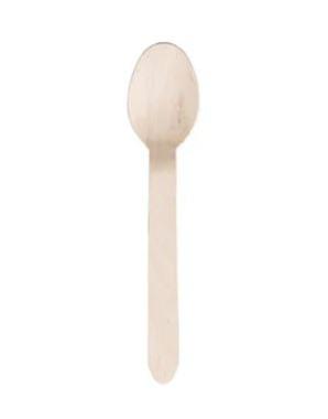 Wooden Dessert Spoon 1000