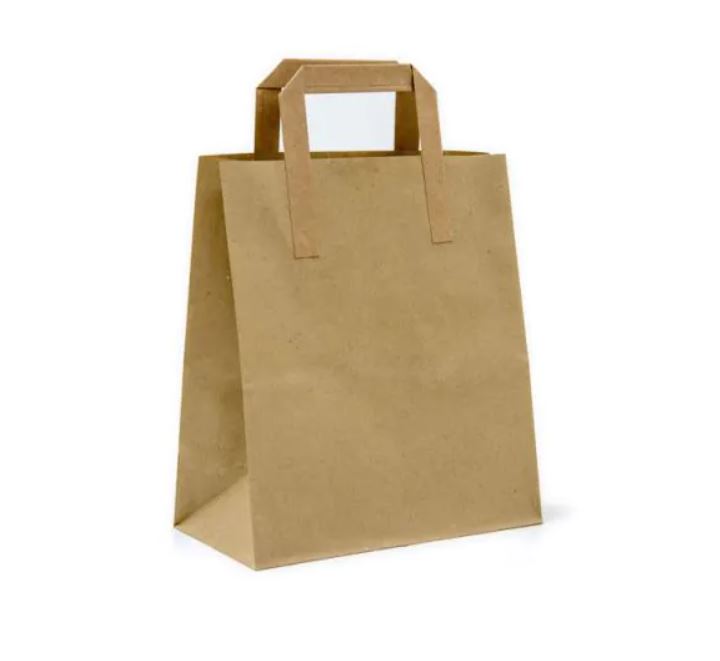 Kraft SOS Carrier Bag with Handle 1 x 250
