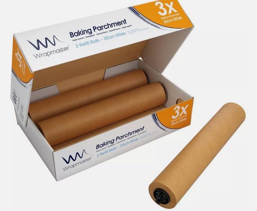 Wrapmaster Baking Parchment Refill 30cmx50m (3 rolls)