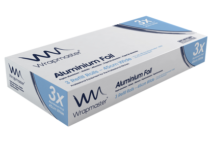Wrapmaster Aluminium Foil Refill 45cmx90m (3 rolls)