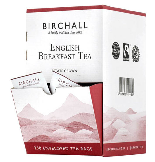 Birchall English Breakfast Tea - 250 Enveloped Plant Based Tea Bags