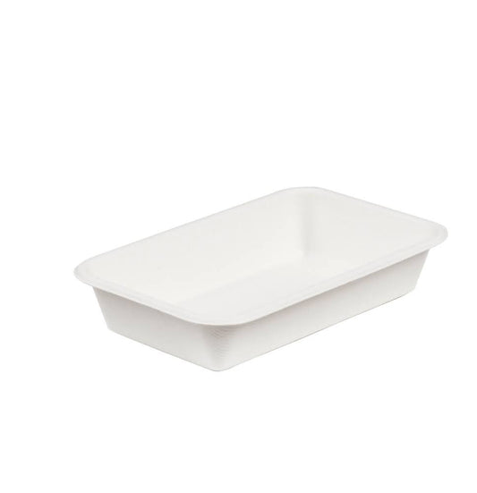 Bagasse 8.5" X 5" Deep Tray 1 x 500