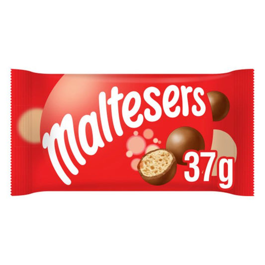Maltesers Milk Chocolate & Honeycomb Snack Bag 37g (25 Pack)
