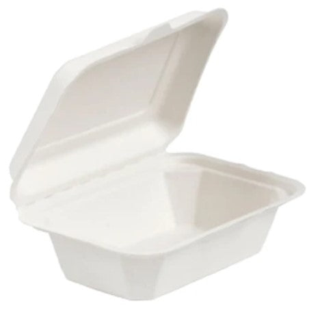 Bagasse Meal Box Small 1 x 600 7” x 5”