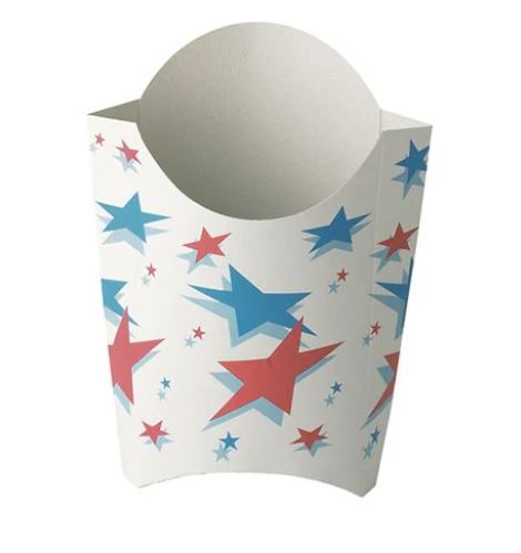 Medium Star/Ball Design French Fry Scoop 1 x 1000