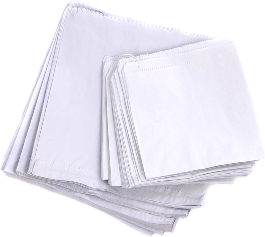 White Sulphite Bags 1 x 1000