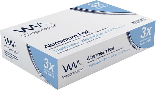 Wrapmaster Aluminium Foil Refill 30cmx90m (3 rolls)