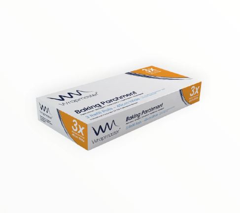 Wrapmaster Baking Parchment Refill 45cmx50m (3 rolls)